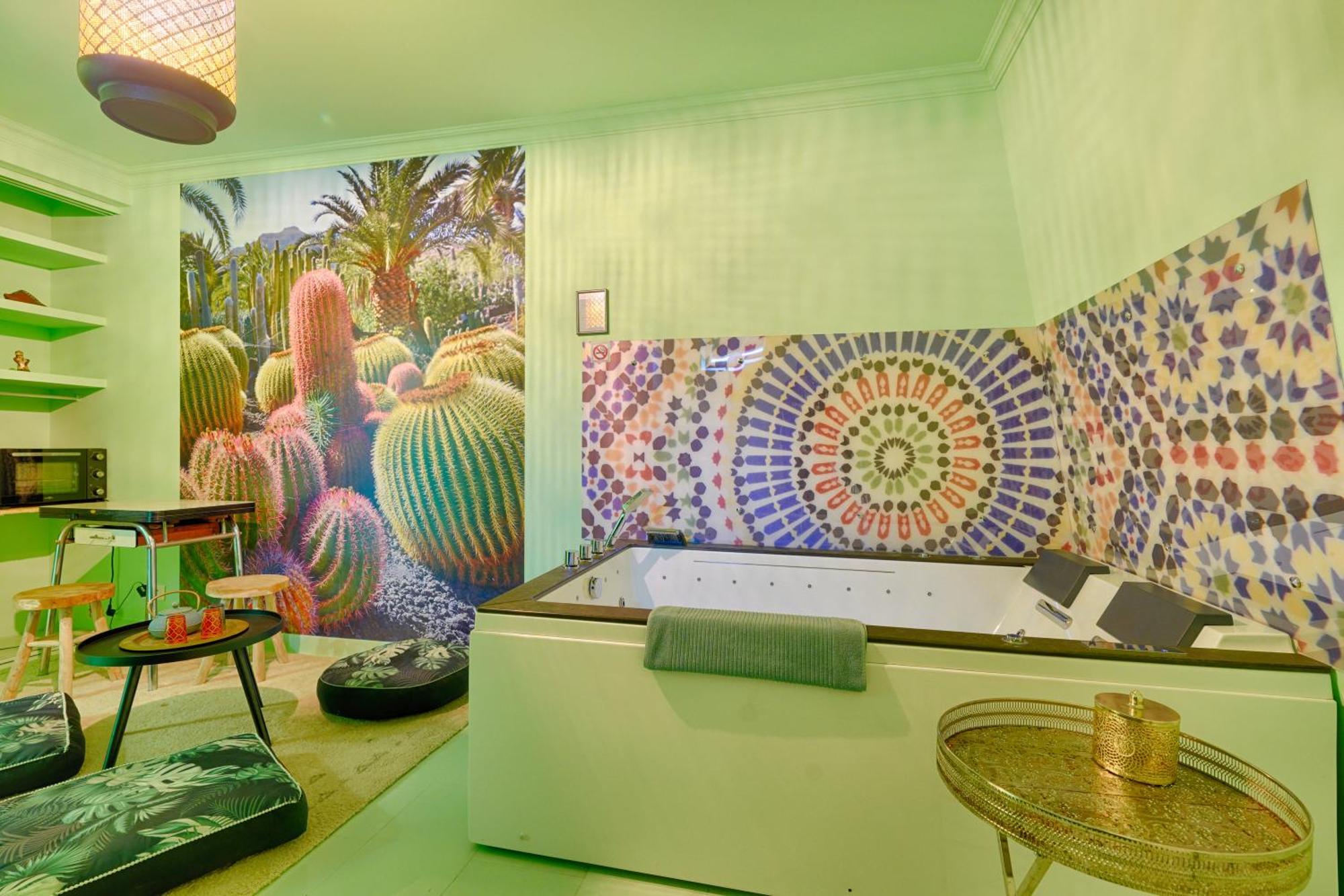 Luxury Magic Cactus Garden, Paris 0Rly Avec Jacuzzi Apartment Vigneux-sur-Seine Exterior foto